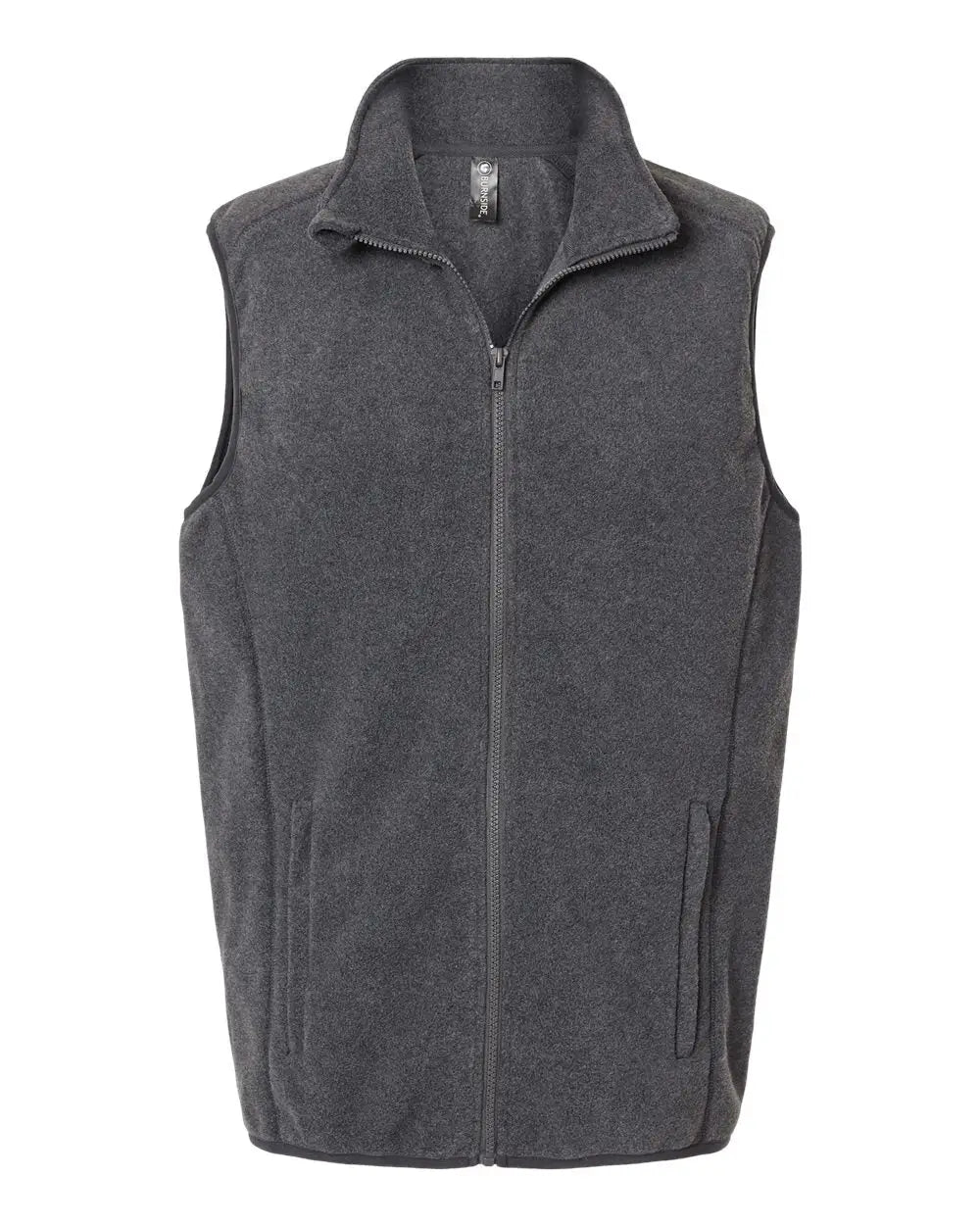 Burnside 3012b Polar Fleece Vest - 3012 - Heather Charcoal - Adult s