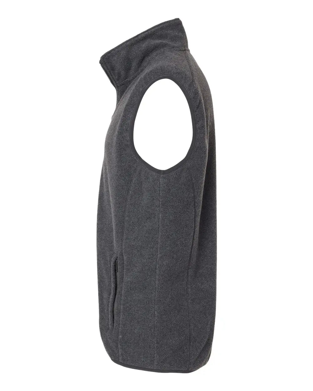 Burnside 3012b Polar Fleece Vest - 3012 - Heather Charcoal