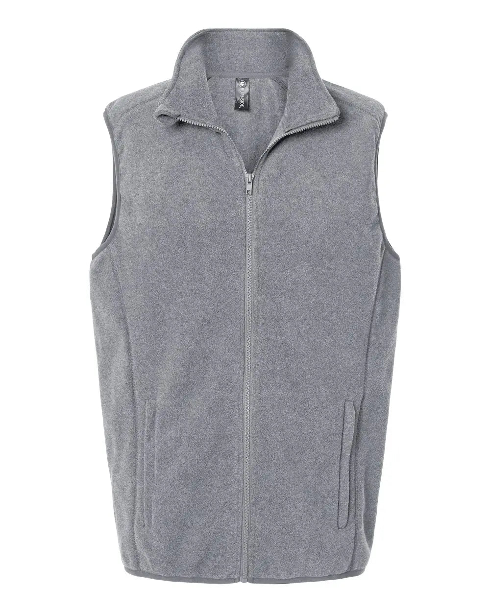 Burnside 3012b Polar Fleece Vest - 3012 - Heather Gray - Adult s