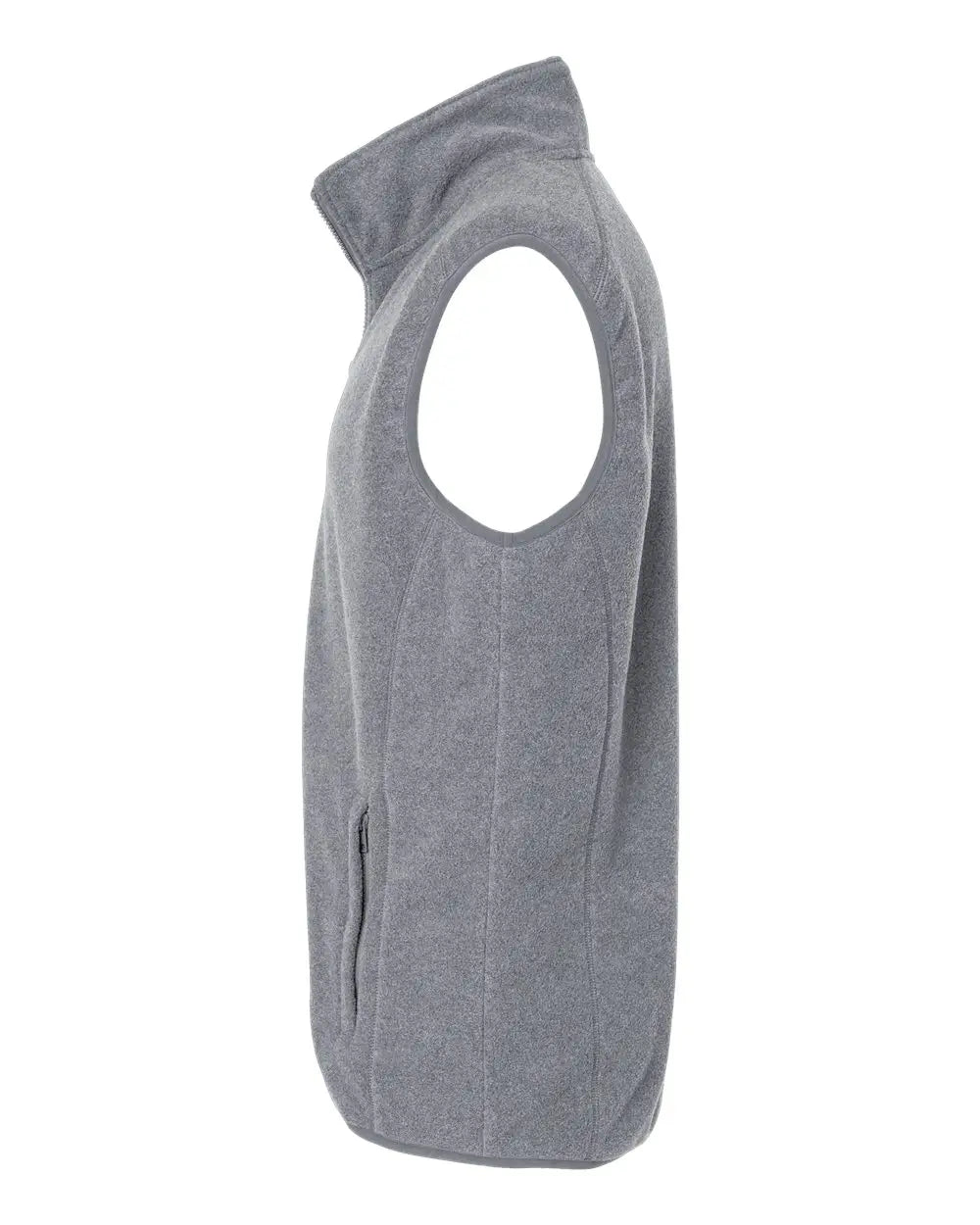 Burnside 3012b Polar Fleece Vest - 3012 - Heather Gray