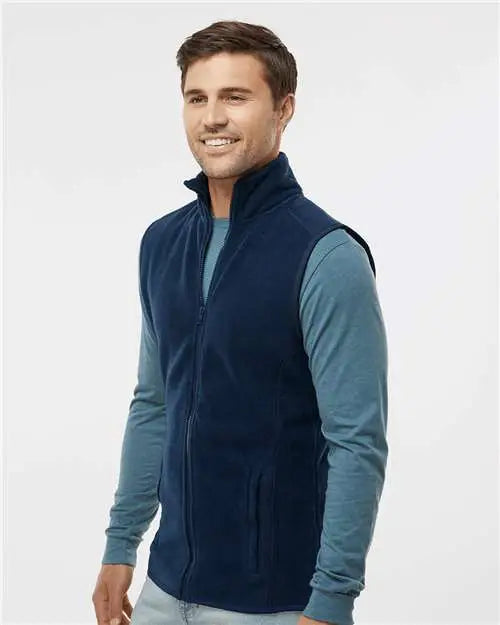 Burnside 3012b Polar Fleece Vest - 3012 - Navy