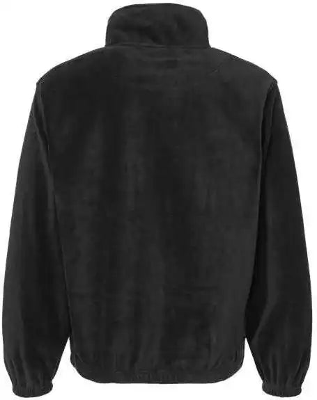 Burnside 3052 Polar Fleece Quarter-zip Pullover - Black