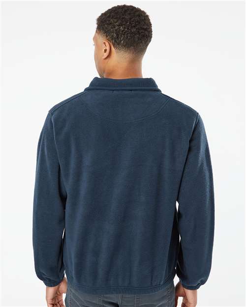 Burnside 3052 Polar Fleece Quarter-zip Pullover - Navy