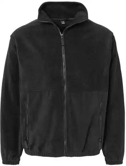 Burnside 3062 Polar Fleece Full-zip Jacket - Black