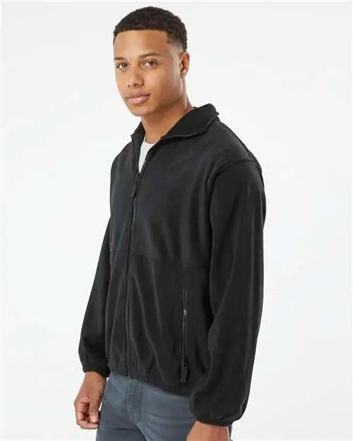 Burnside 3062 Polar Fleece Full-zip Jacket - Black