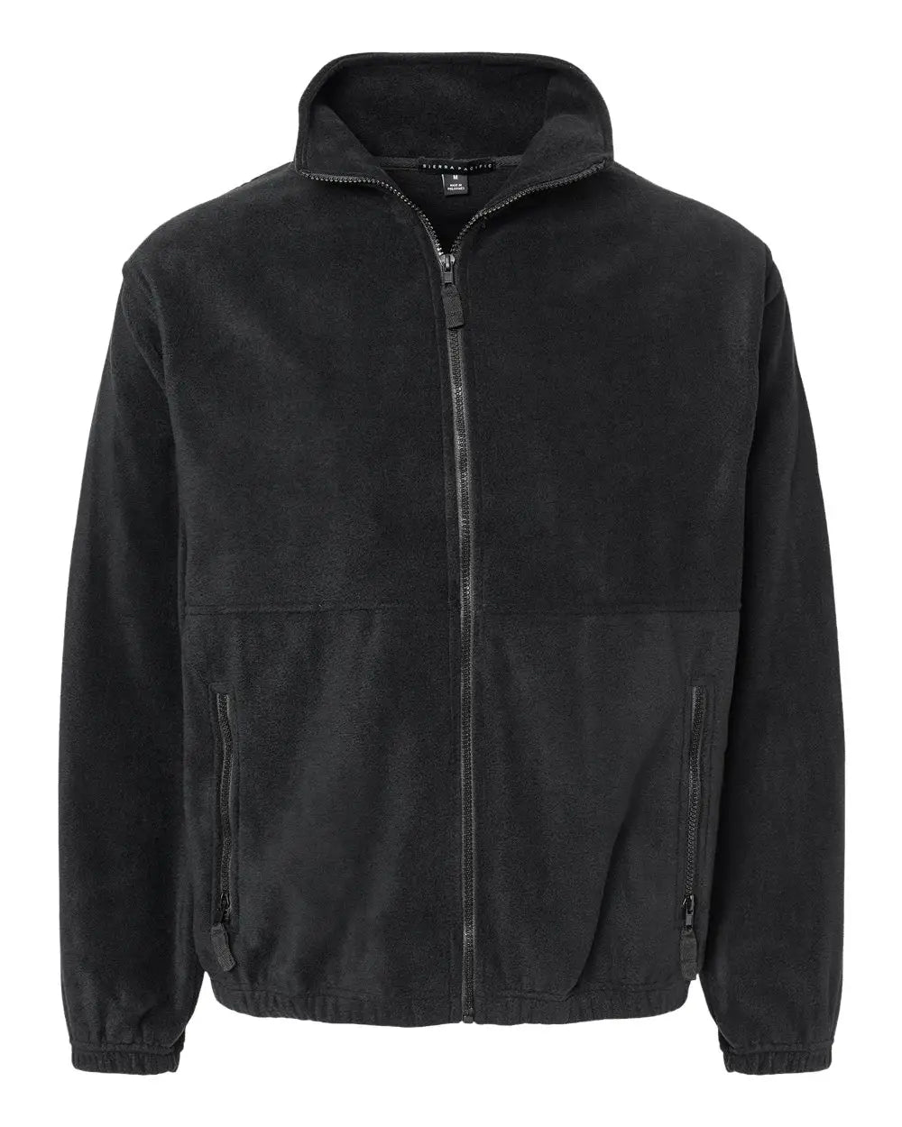 Burnside 3062 Polar Fleece Full-zip Jacket - Black - s