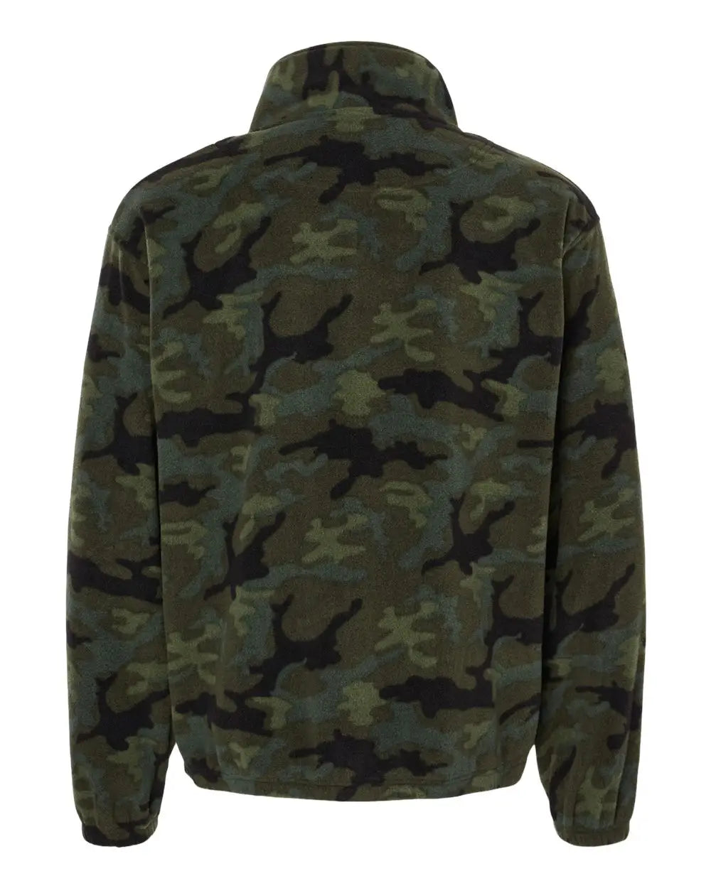 Burnside 3062 Polar Fleece Full-zip Jacket - Green Camo - s