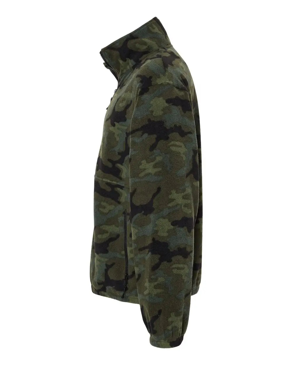 Burnside 3062 Polar Fleece Full-zip Jacket - Green Camo