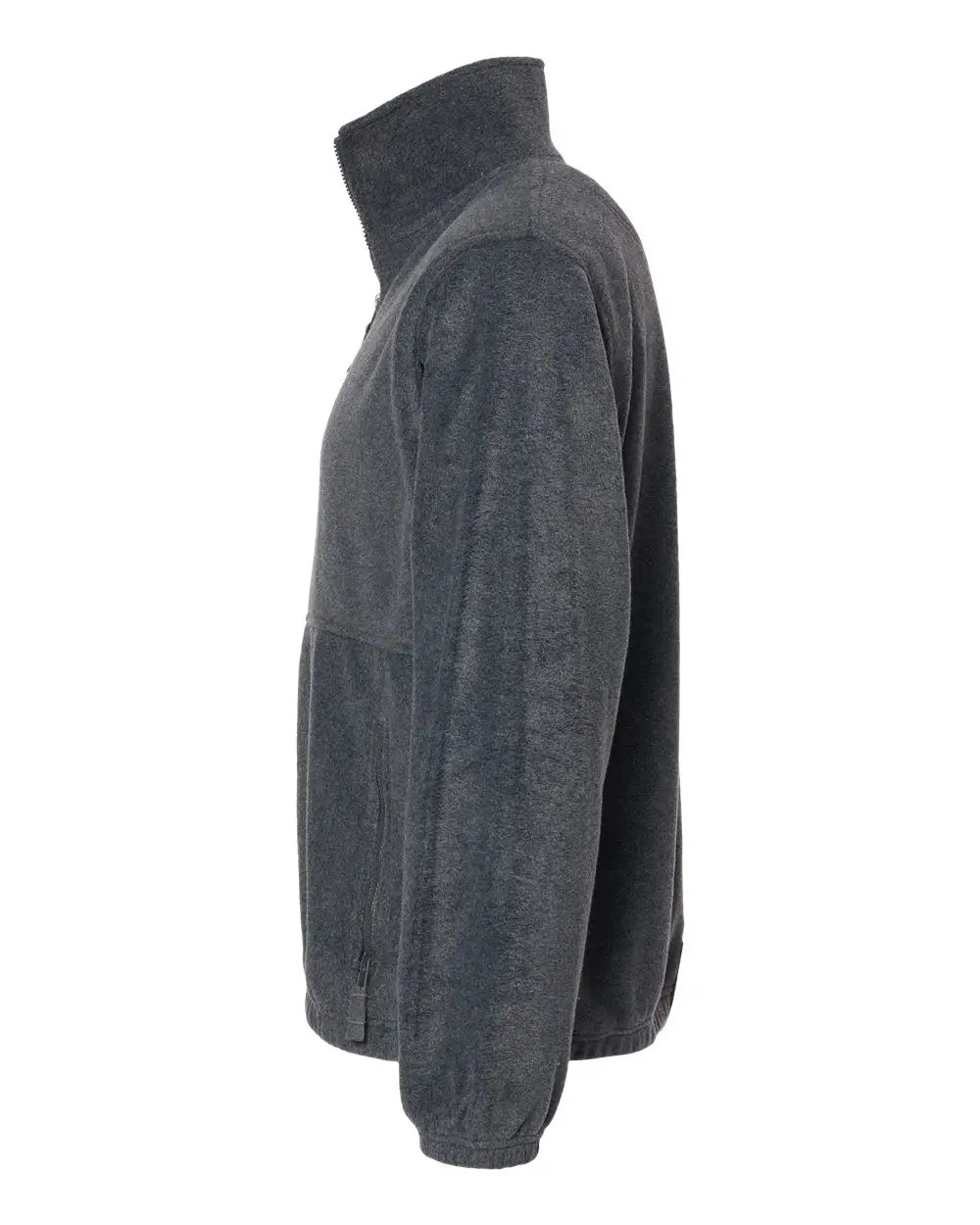 Burnside 3062 Polar Fleece Full-zip Jacket - Heather Charcoal