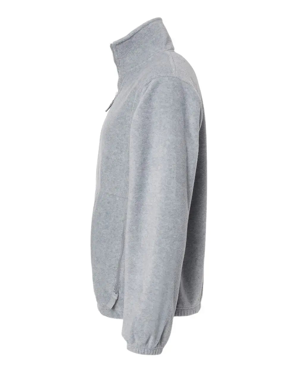 Burnside 3062 Polar Fleece Full-zip Jacket - Heather Grey