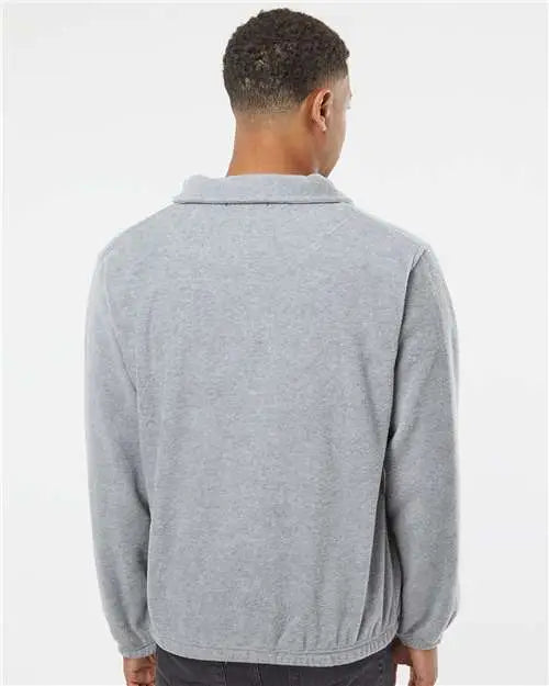 Burnside 3062 Polar Fleece Full-zip Jacket - Heather Grey