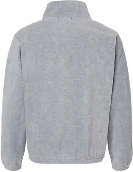 Burnside 3062 Polar Fleece Full Zip Jacket Heather Grey