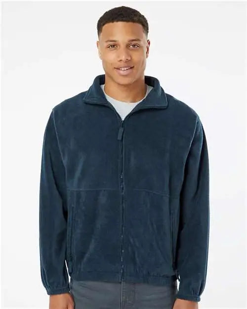 Burnside 3062 Polar Fleece Full-zip Jacket - Navy