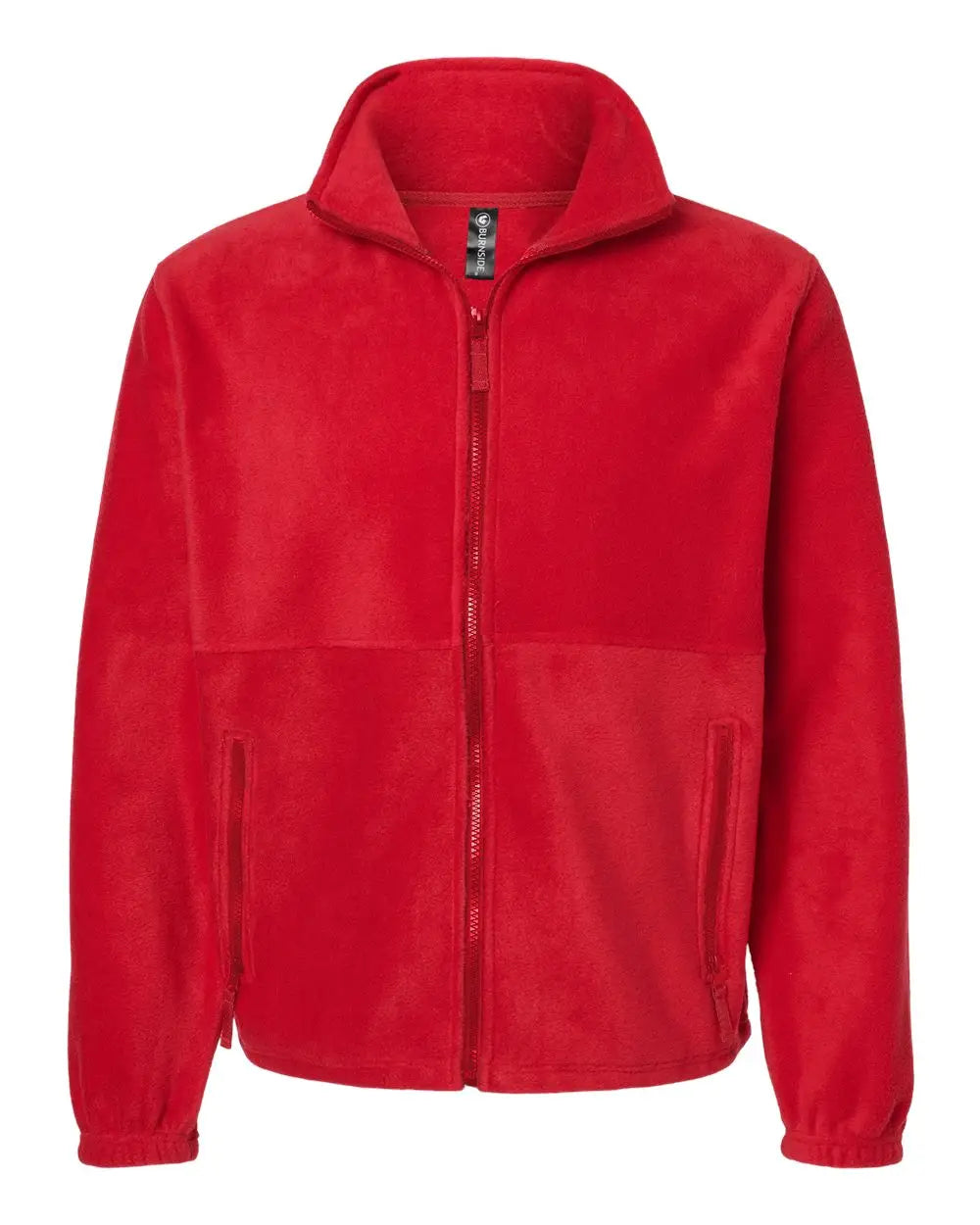 Burnside 3062 Polar Fleece Full-zip Jacket - Red - s