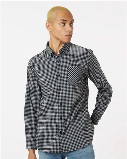Burnside 3291 Technical Stretch Burn Shirt - Grey Black