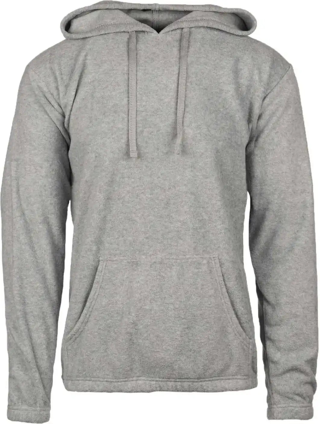 Burnside 3500 Polar Fleece Hooded Pullover - Heather Gray