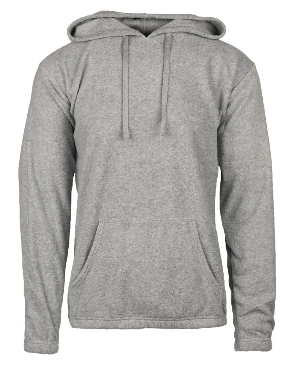 Burnside 3500b Polar Fleece Hooded Pullover - 3500 - Heather Gray