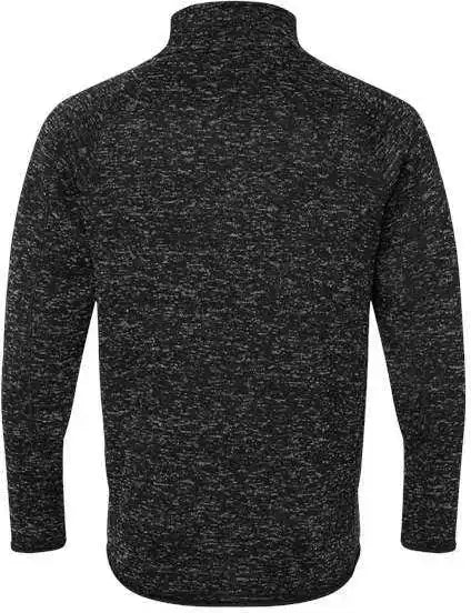 Burnside 3901 Sweater Knit Jacket - Heather Black