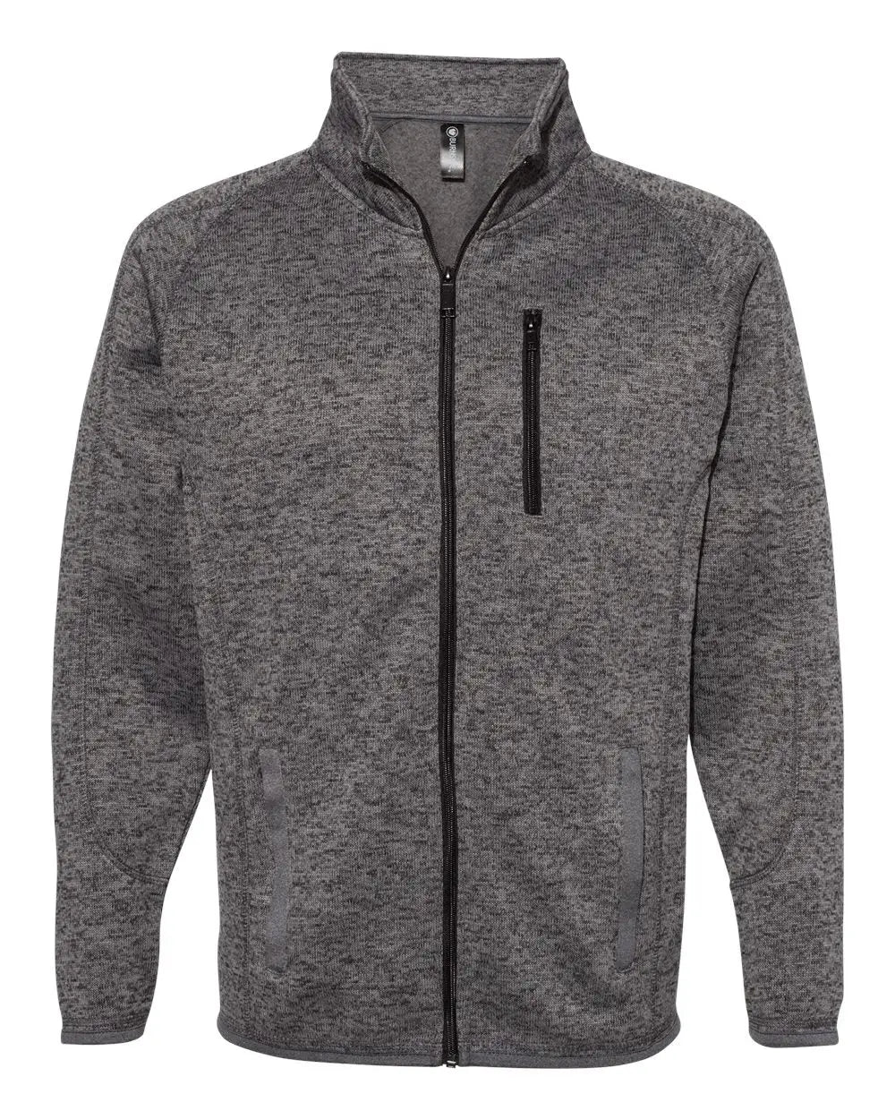 Burnside 3901b Sweater Knit Jacket - 3901 - Heather Charcoal - Adult s