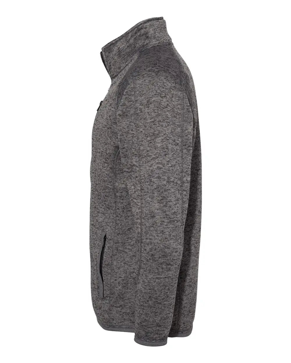 Burnside 3901b Sweater Knit Jacket - 3901 - Heather Charcoal