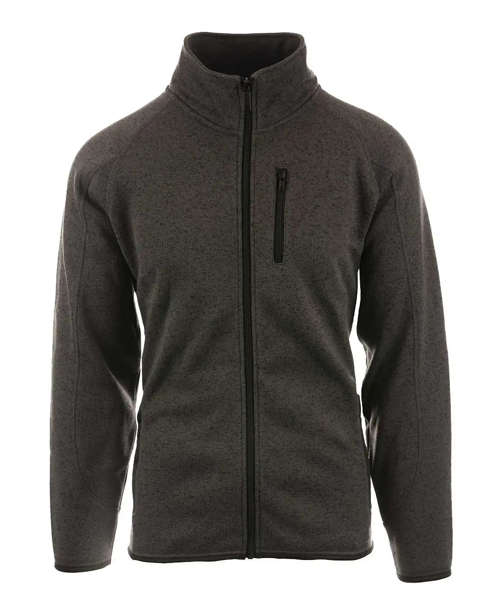 Burnside 3901b Sweater Knit Jacket - 3901 - Steel - Adult l