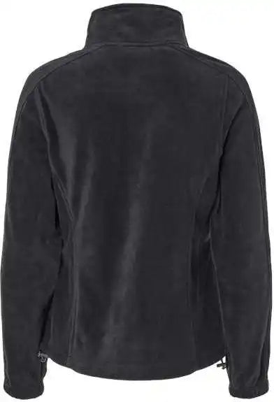 Burnside 5062 Women’s Polar Fleece Full-zip Jacket - Black
