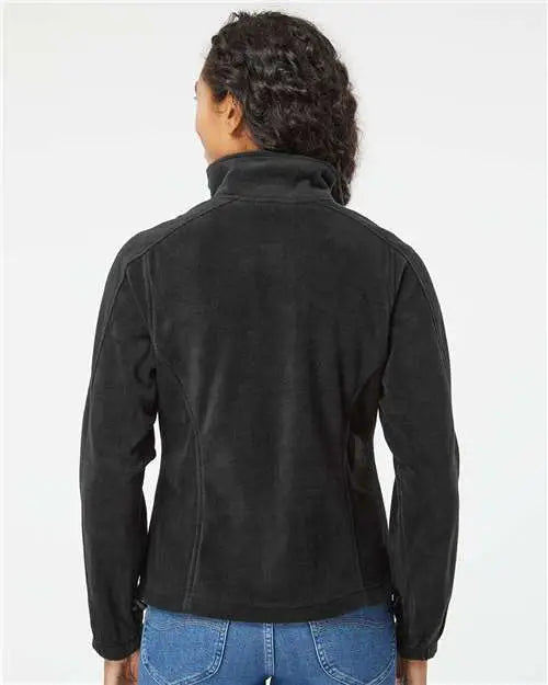 Burnside 5062 Women’s Polar Fleece Full-zip Jacket - Black