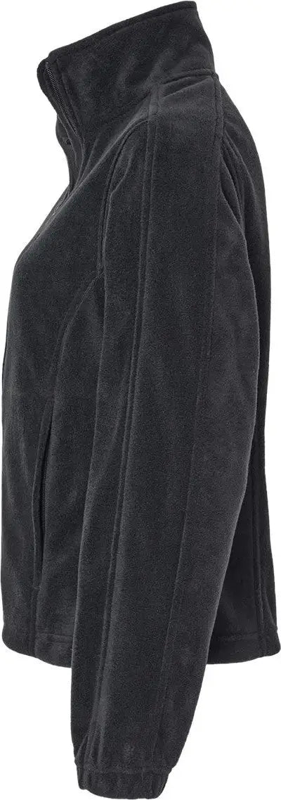 Burnside 5062 Women’s Polar Fleece Full-zip Jacket - Black