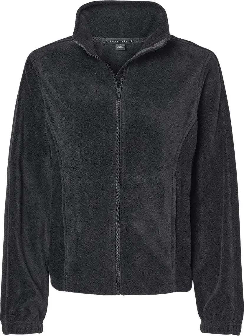 Burnside 5062 Women’s Polar Fleece Full-zip Jacket - Black - s
