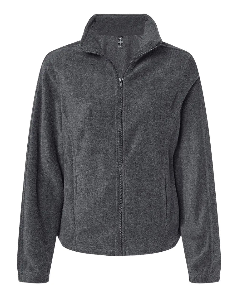 Burnside 5062 Women’s Polar Fleece Full-zip Jacket - Heather Charcoal - Dark Gray / s