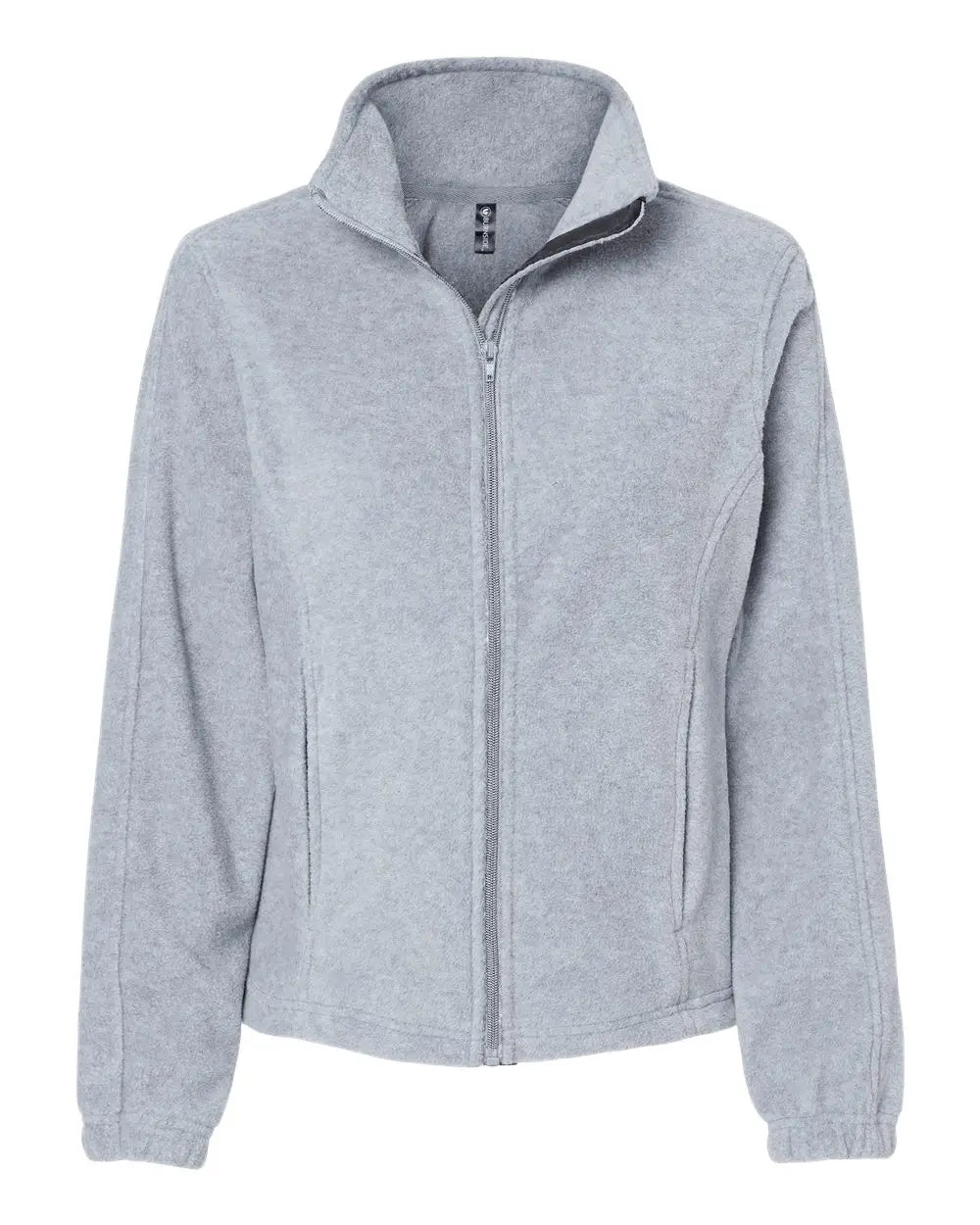 Burnside 5062 Women’s Polar Fleece Full-zip Jacket - Heather Grey - Gray / s