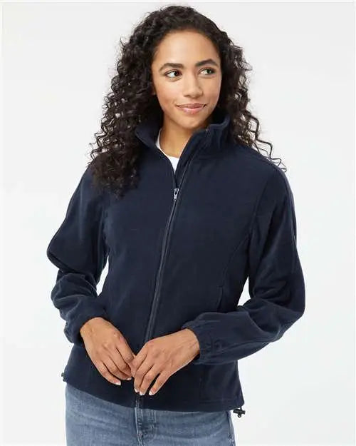 Burnside 5062 Women’s Polar Fleece Full-zip Jacket - Navy