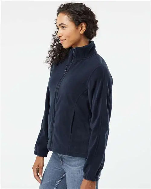 Burnside 5062 Women’s Polar Fleece Full-zip Jacket - Navy