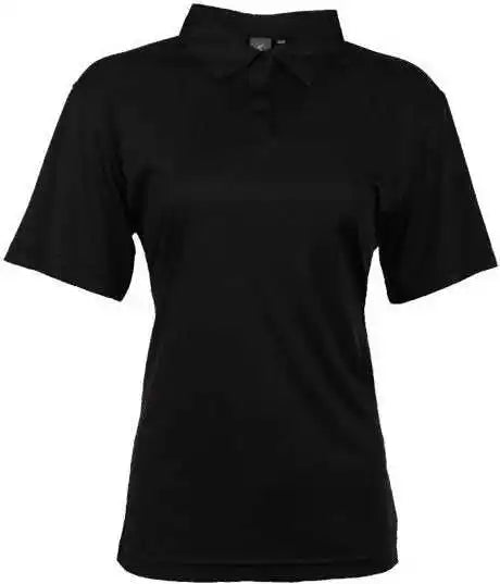 Burnside 5101 Women’s Burn Golf Polo - Black