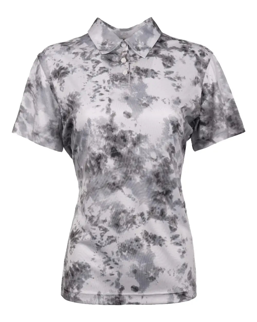 Burnside 5101b Women’s Burn Golf Polo - 5101 - White Tie Dye - Ladies s
