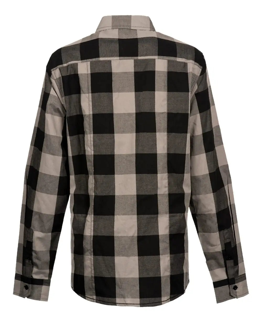 Burnside 5203b Women’s Buffalo Plaid Shirt - 5203 - Black Gray - Black/ / Ladies s