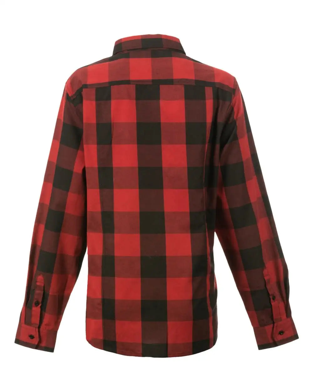 Burnside 5203b Women’s Buffalo Plaid Shirt - 5203 - Red Black - Red/ / Ladies s