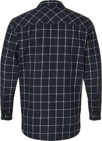 Burnside 5215 Women’s Boyfriend Flannel Navy White