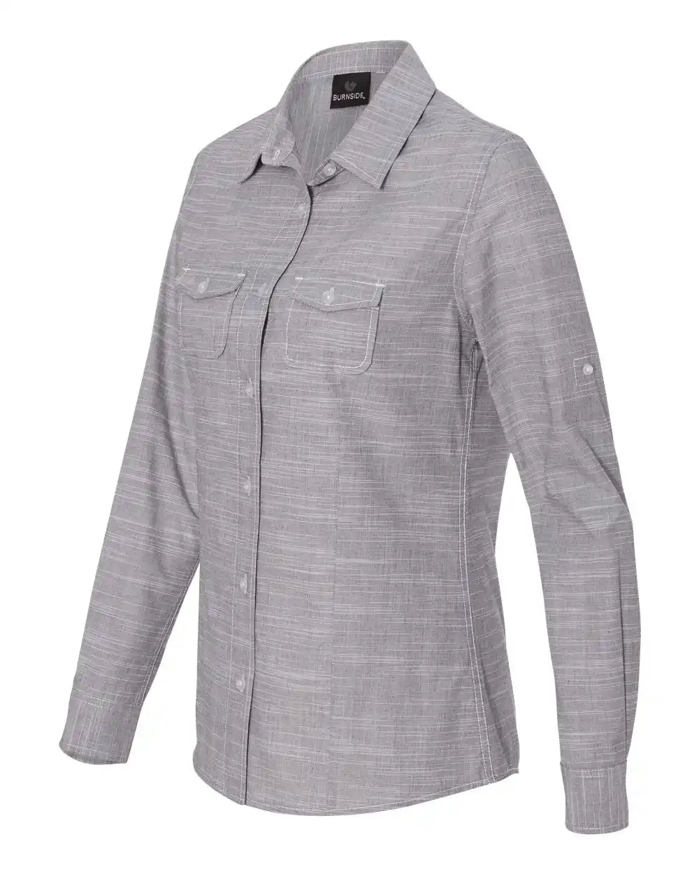Burnside 5247 Women’s Textured Solid Shirt - Black / s