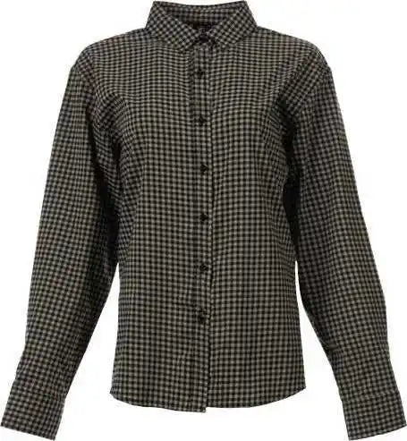 Burnside 5291 Women’s Technical Stretch Burn Shirt - Gray Black