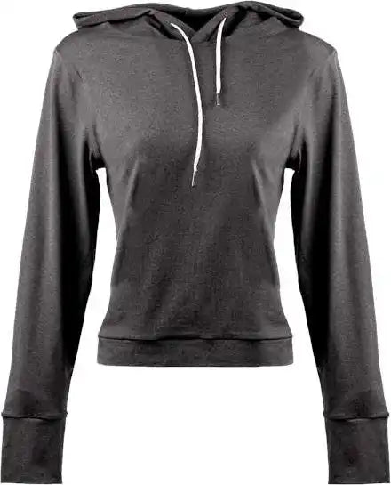 Burnside 5667 Women’s Dawn to Dusk Hooded Pullover Heather Charcoal