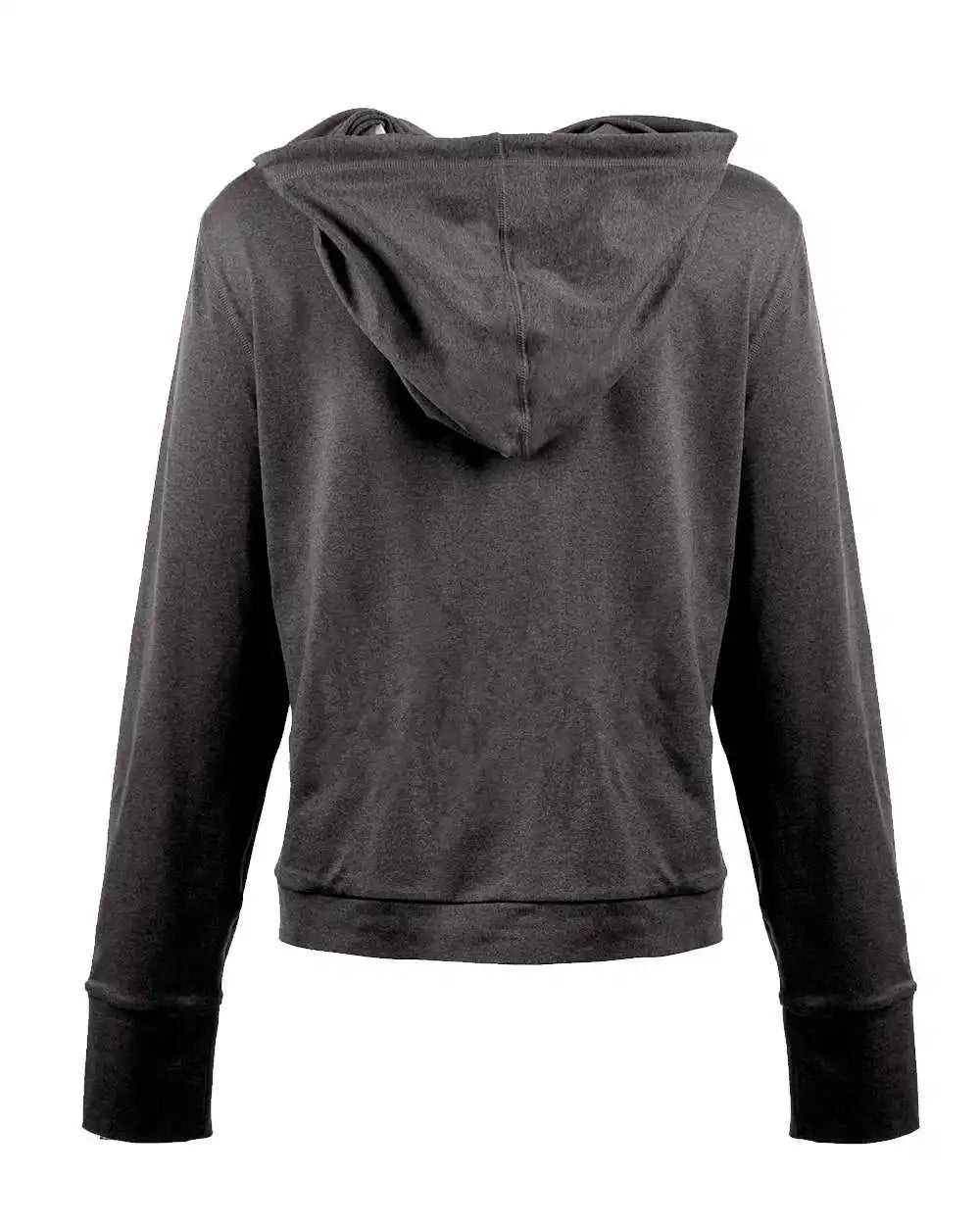 Burnside 5667 Women’s Dawn to Dusk Hooded Pullover - Heather Charcoal - Xs