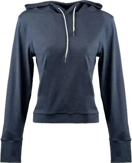 Burnside 5667 Women’s Dawn to Dusk Hooded Pullover Heather Ink Blue