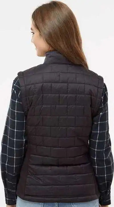 Burnside 5703 Women’s Elemental Puffer Vest - Black
