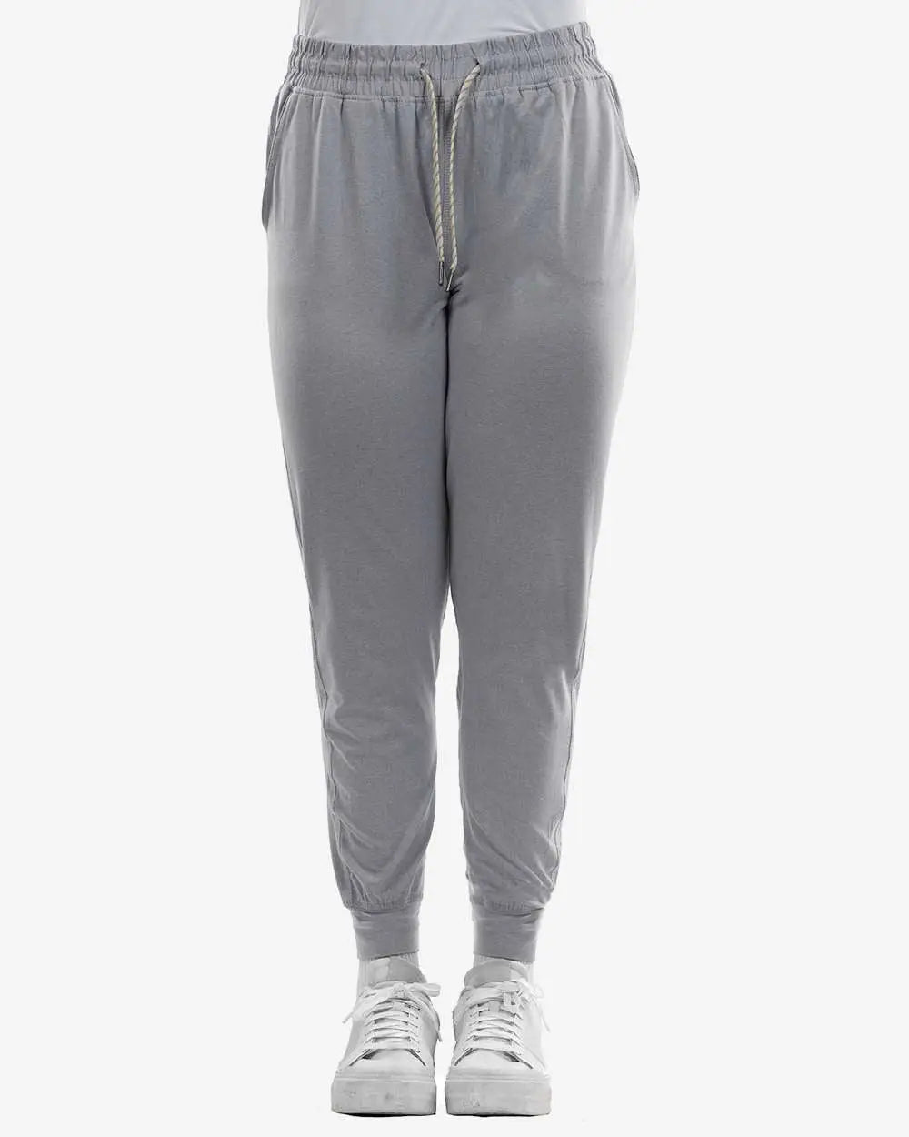 Burnside 5867 Women’s Dawn to Dusk Joggers - Heather Light Grey