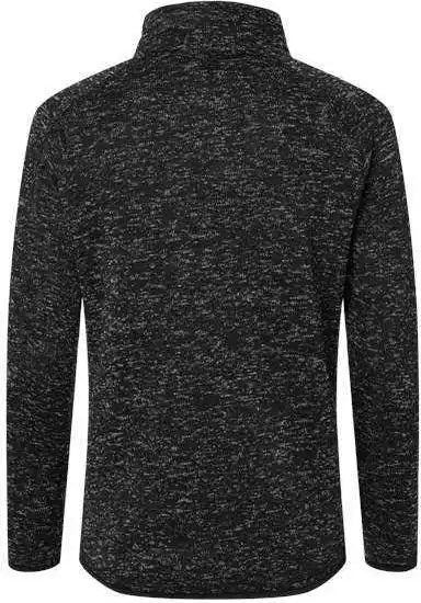 Burnside 5901 Women’s Sweater Knit Jacket Heather Black