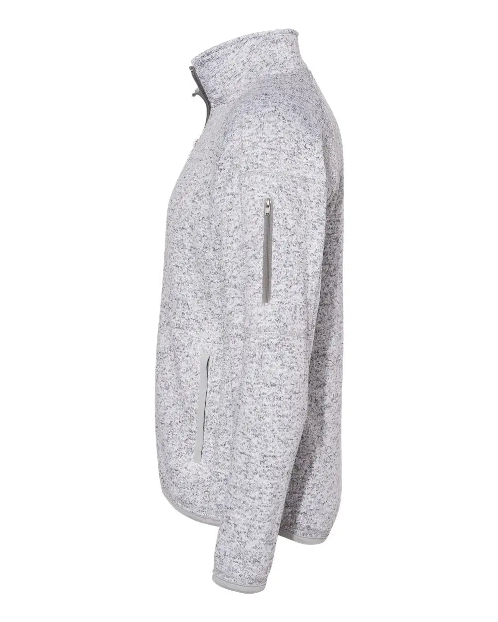Burnside 5901b Women’s Sweater Knit Jacket - 5901 - Heather Gray