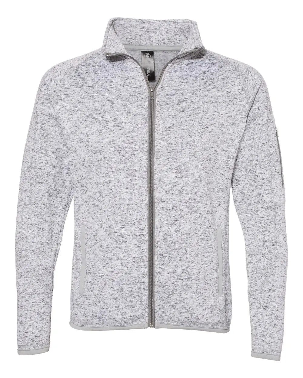 Burnside 5901b Women’s Sweater Knit Jacket - 5901 - Heather Gray - Ladies s