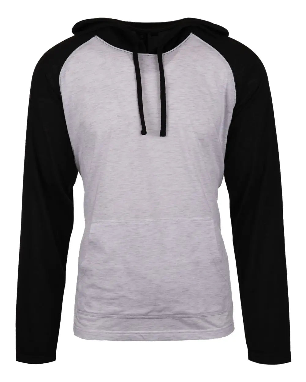 Burnside 8127 Yarn-dyed Hooded Raglan T-shirt - White Black - s