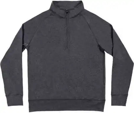 Burnside 8167 Dawn to Dusk Quarter Zip Pullover Heather Charcoal